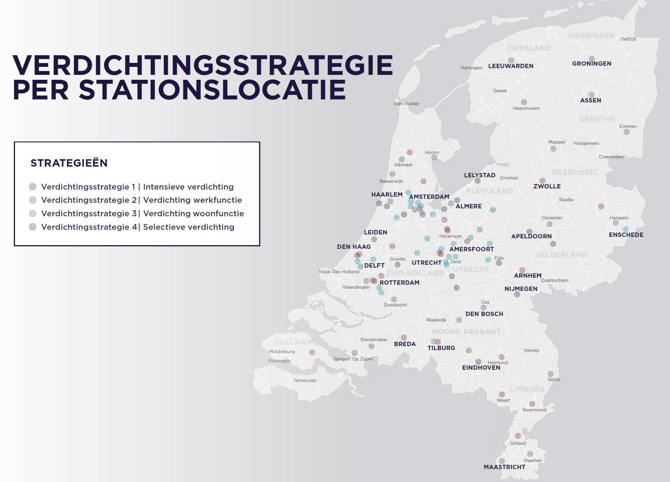 Kaart verdichtingsstrategie stationslocatie