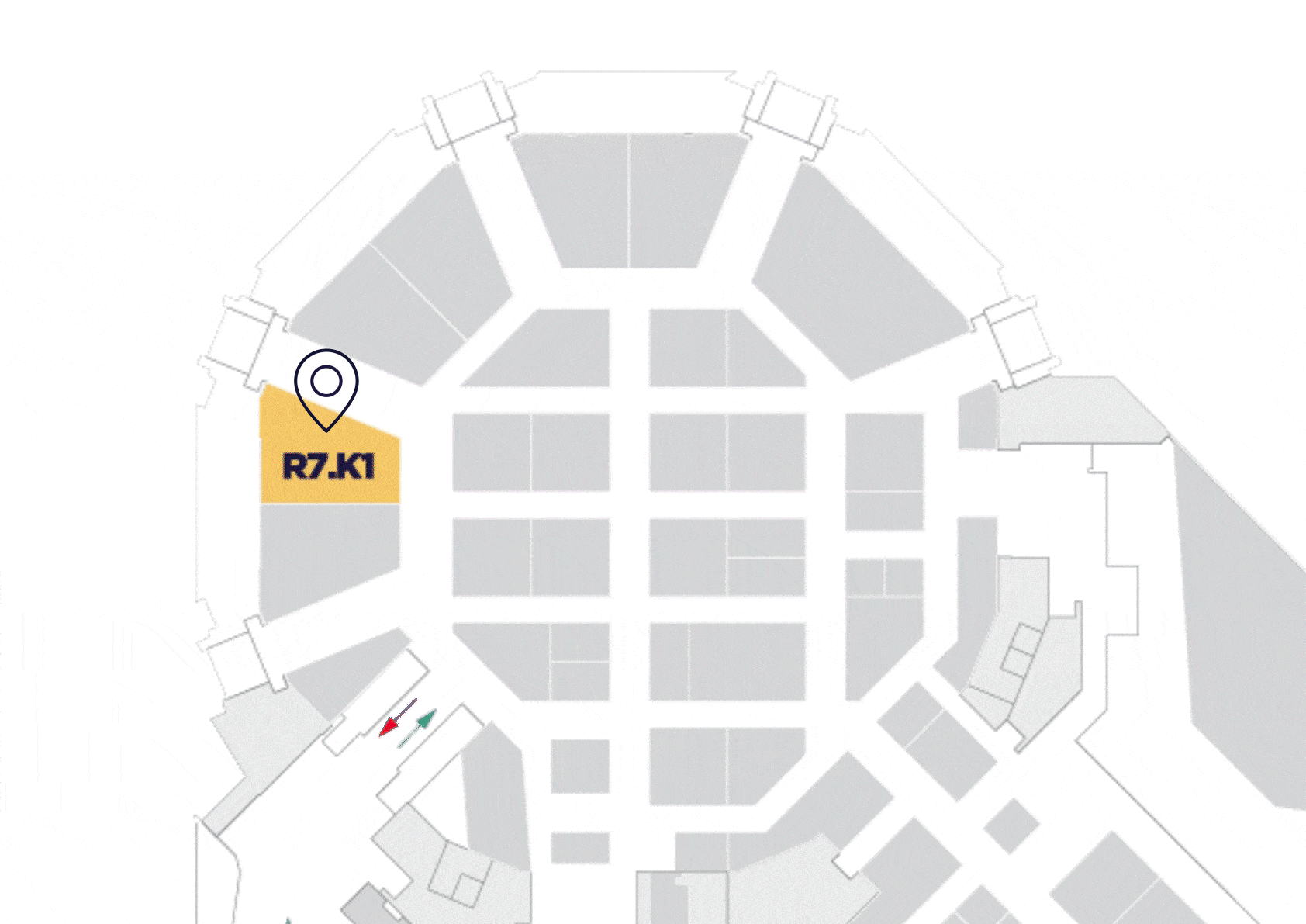 Mapic stand location